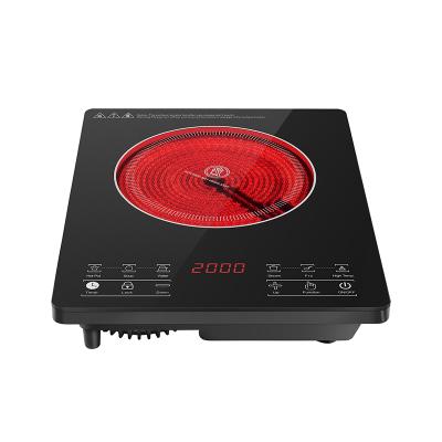 China Can Be Customized New Design Ceramic Cooker Hotels With Single Electric Ceramic Cookers Glass Oven Infrared Hot Plates for sale