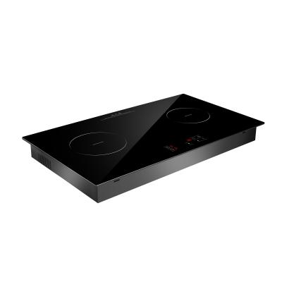 China Can be Customized Induction Hob, Plugs into Electric Cooktop 3500W, Flex Zone for BBQ Function, Built-in 2 Burner Hob 30cm for sale