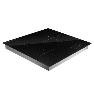 China Can Be Customized Ceramic Hob, 3 Zone Electric Cooktop in Black, 5200W Total Output, Child Lock with 3 Zone Touch and Timer Control Slide for sale