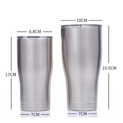 China PORTABLE Modern 30oz Curve Tumbler Mugs Bulk Custom Tumbler With Straw Stainless Steel Plastic Tumbler for sale