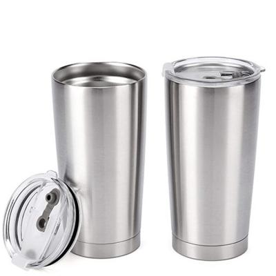 China Hot Selling PORTABLE Double Wall Stainless Steel Tumbler 20oz Coffee Cup Vacuum Closed Tumbler for sale