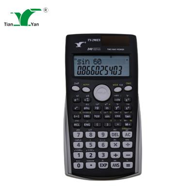 China Newest 2 Line Multifunctional Handheld Scientific Display Calculator 82MS-A Portable Multifunctional Calculator for sale