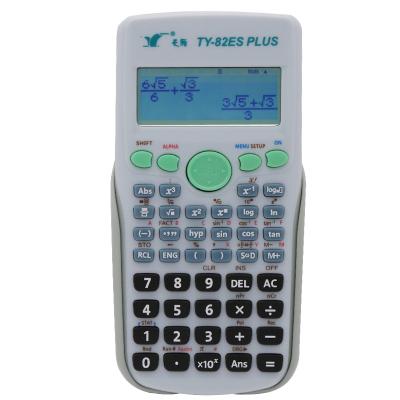 China TY-82ES PIUS 252 Functions Factory 12 Digit LCD Display Screen Scientific Electronic Calculator Student Accounting Calculator for sale