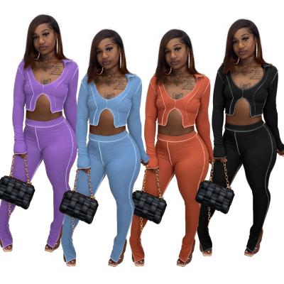 China Breathable Breathable Women Winter Sets Crop Top Plus Size 2 Piece Women Tracksuit Sports Tracksuit Sets Two Piece Women Pants Set Teams Clothes for sale