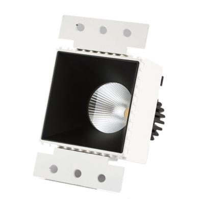 China Modern New Designs LED Recessed Lightings Trimless Downlights15W Round or Square Trimless Downlight Frame Wholesale for sale