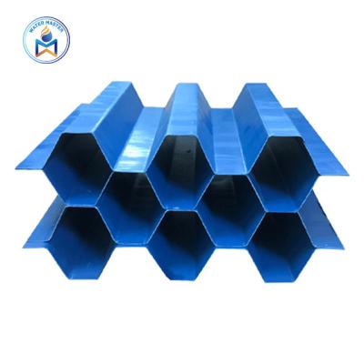 China Sewage Treatment Plant Sewage Treatment Plant Hexagon Tube Settler Media Plate Sloped Colon for sale