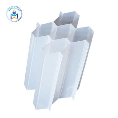 China Wastewater Treatment Plant 30mm 35mm 40mm PP And PVC Material Tube Settler Media for sale