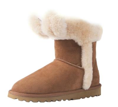 China Cute Fashion Women \Winter Comfortable\Durable Sheepskin Boots With Rabbit Ears for sale