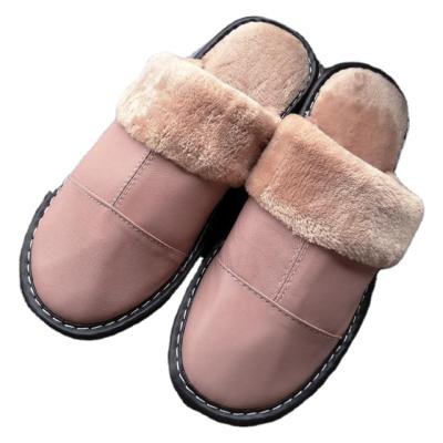 China Real Sheepskin Anti-slippery Wholesale Slippers Women Soft Indoor Slipper for sale