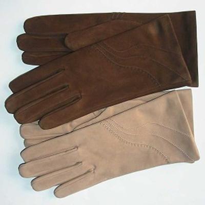 China Plain made in china new style classic design woman winter leather glove for sale