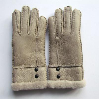 China Winter Fur Gloves Leather Sheepskin Gloves Factory Supply Warm And Soft Genuine Cheap Prices Fast Delivery for sale