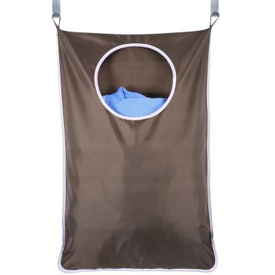 China Eco-friendly Polyester Clothes Storage Dirty Laundry Wash Oxford Cloth Garment Wash Bag For Bedroom for sale