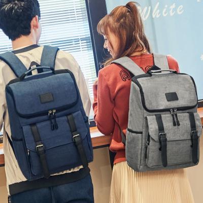 China Waterproof Custom Large Oxford Bookbags Boy Girl Gray College School Bag Backpacks For Women Men for sale