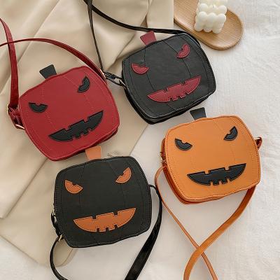 China Festival Atmosphere Halloween Bags Pumpkin Pattern Wisp Cross - Body Bags Skull Messenger Bags for sale