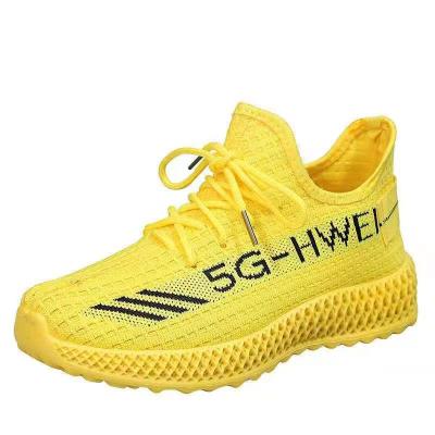 China Fashion trend OEM ODM sports shoes flyknit high quality casual walking shoes size large for sale