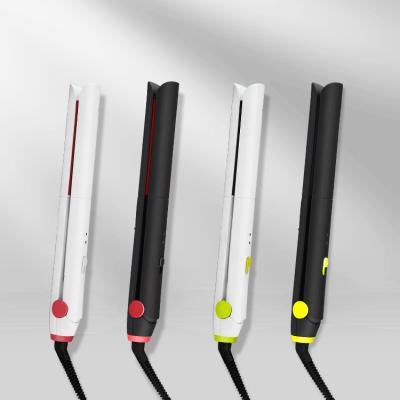 China 2021 New Car Fashion With Lock One Step Flat Iron Hair Straightener Steam Hair Straightener for sale