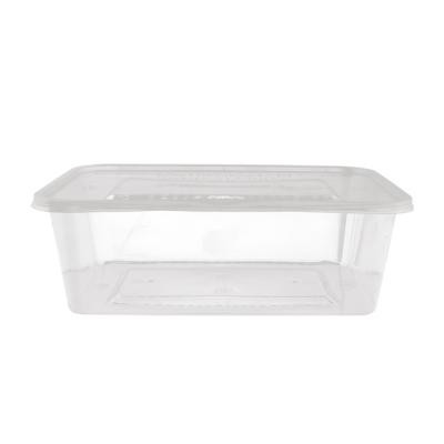 China Large Disposable Disposable Clear Plastic Fruit Salad Container With Lid Plastic Bowls Box Plastic Noodle Soup Grocery 1500ml for sale