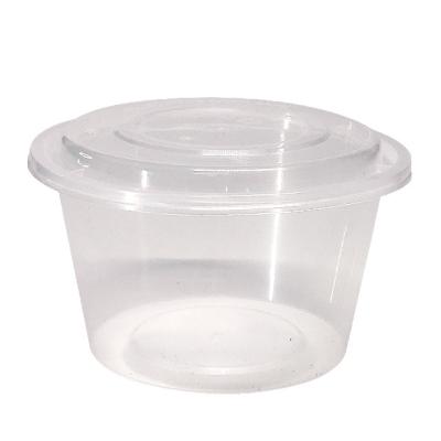 China 1500ml pp Disposable Double-Layer Clear Bowl Disposable Bowl With Lid Takeaways Packing Double Plastic Tray for sale