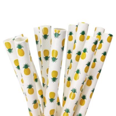 China Biodegradable Disposable 12mm Drinking Paper Straw Milk Wine Paper Straw Customized Color for sale