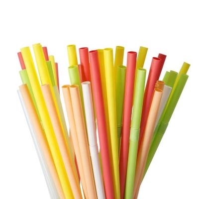 China Modern Fashion Eco-Friendly Straight PLA Straw China Professional Manufacture Disposable 6/8/12mm Straw Rolls for sale