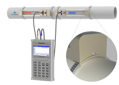 China Ultrasone stroommeter voor waterdistributie Te koop