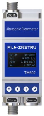 China TM602 Klammer-auf Ultraschallströmungsmesser für Bewässerung 0.1-5m/S LED-Anzeige zu verkaufen