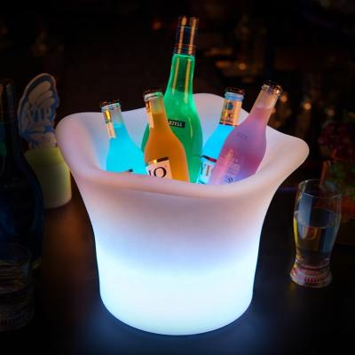 China Workable Johnnie's Halloween LED Walker Champagne Bar Ice Bucket for sale