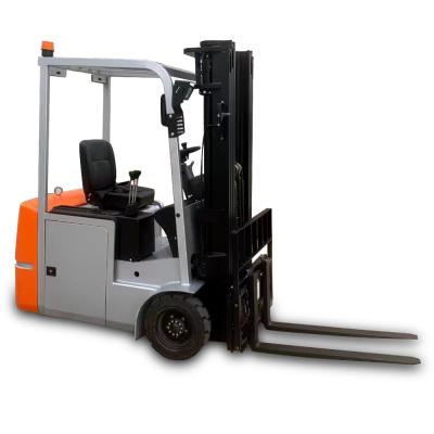 China 3 Wheels 1000kg Rear Driven Motor Forklift  Full electric reach truck standing drive full electric pallet truck forklift stacker for sale