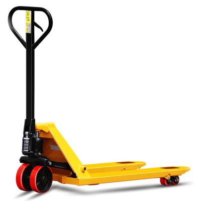 China Nylon wheel manual hydraulic pallet jack hand truck with one year warranty for sale