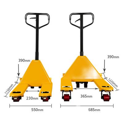 China KAD 2 Ton 2.5 Ton 3 Ton 5 Ton Electric Hand Pallet Jack Hydraulic Forklift for sale