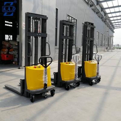 China Electric Stacker 2 Ton Semi Auto Electric Stacker Hydraulic Pallet Stacker for sale