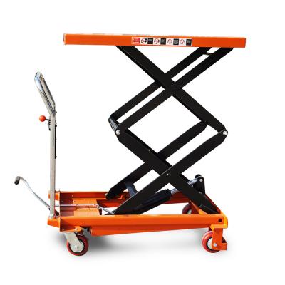 China 2000kg Hydraulic double scissor Lift Table truck with CE for sale