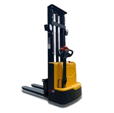 China Lifting  2m 3m 4m Electric stacker walkie Hydraulic stacker Load capacity 1.6t 2t 2.5t 24V battery electric stacker for sale