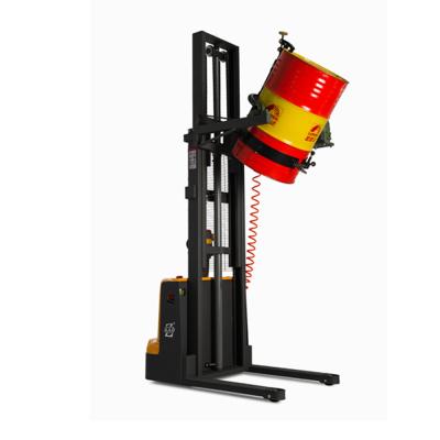 China 500 kg Lifting Height 3m Electric Hydraulic Barrel Lifter voor olievaten in staal en plastic Te koop