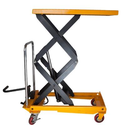 China 0.3t Small Hydraulic Scissor Lift Trolley Warehouse Platform Lift for sale