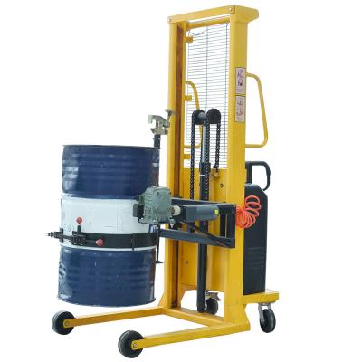 China 300kg Drum Handling Solutions DC aangedreven Hydraulische Semi-Elektrische Drum Stacker Te koop