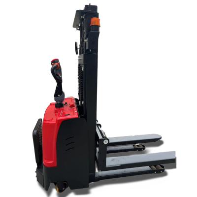 China 3.5 Meter 1.5 Ton Electric Stacker Forklift AC Motor Pallet Stacker for sale