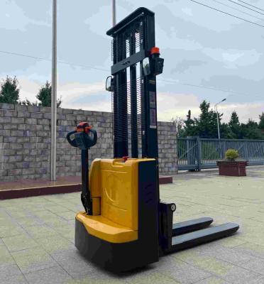 China 1.5 Ton Rising Height 3.5m Step Through All Electric Discount Stacker Truck for sale