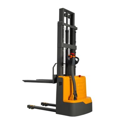 China 1.5mt 3m Hight quality electric stacker with customized length of fork and width of legs and froged fork for sale