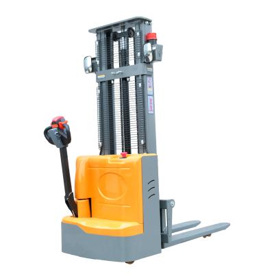 China Full electric self lifting stacker pallet 1000kg 1500kg 3m new hydraulic walkie stacker forklift electric stacker for sale