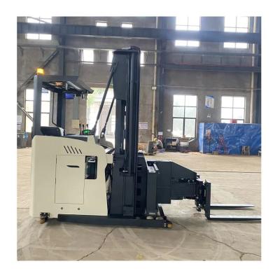 China Narrow Aisle VNA Electric Forklift 1500kg 2000kg 3 Way Multi Directional Reach Truck for sale