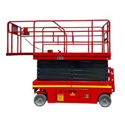 China Mobile Self-Propelled Manlift 5M 8M 12M 14 M 16 M 18M High Platform Hydraulic 1000kg Electric Lifting Scaffold Scissor Lift for sale