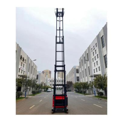 China Warehouse Narrow Aisle Forklift Trucks 1.5 Ton 2 Ton Electric Reach Trucks All Electric Stackers for sale