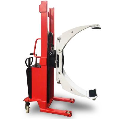 China Lifting Stacker Used To Roll Paper Gripper forklift with rotating clamp for sale