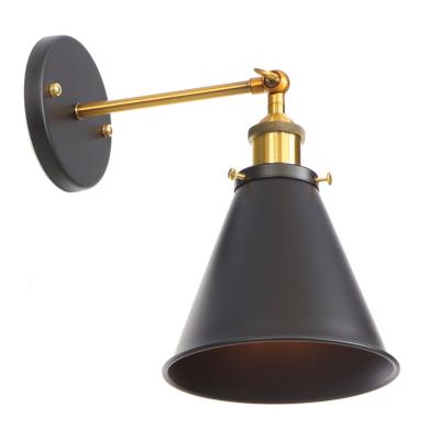 China Long Large Decoration Bulb E27 Base Iron Metal Shade Aisle Wall Lamps for sale