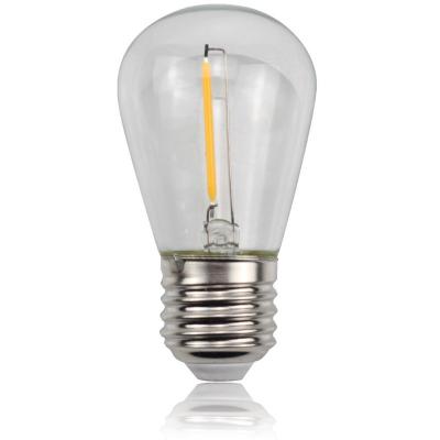 China Warehouse Ambiance PRO LED S14 1 watt bulb use to replace high high cost incandescent bulbs in outdoor string lights for sale