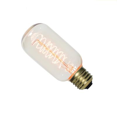 China Warehouse Dimmable 6W LED Bulb T45 Edison Style E26 Tubular Base LED Filament Light Bulbs Soft Warm 2200K for sale