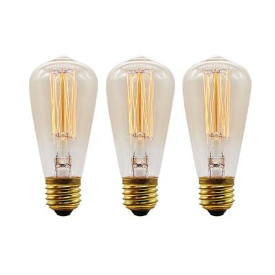 China ST58 ST64 E26 Edison Bulb Vintage Edison Bulb 2200K E27 Indoor Lighting Incandescent Light Bulb 40w for sale