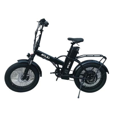 China MINI Factory Price Fat Tire Folding Electric Bicycle 500w Fat Tire Ebike 30-50km/h for sale