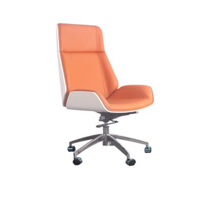 China Furniture Adjustable Modern Gamer Office Rotation (Height) Chair Packing Gaming Office Chair Ergonomic Comfortable PU Leather Chair Orange for sale